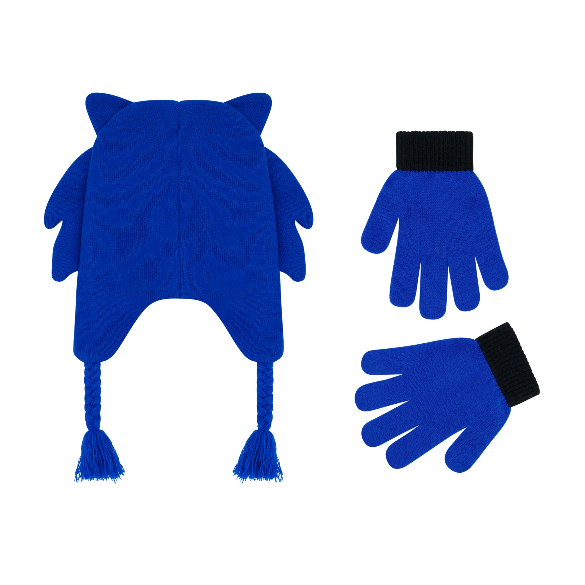 Sonic the Hedgehog Kids’ Winter Hat and Gloves Set - Blue