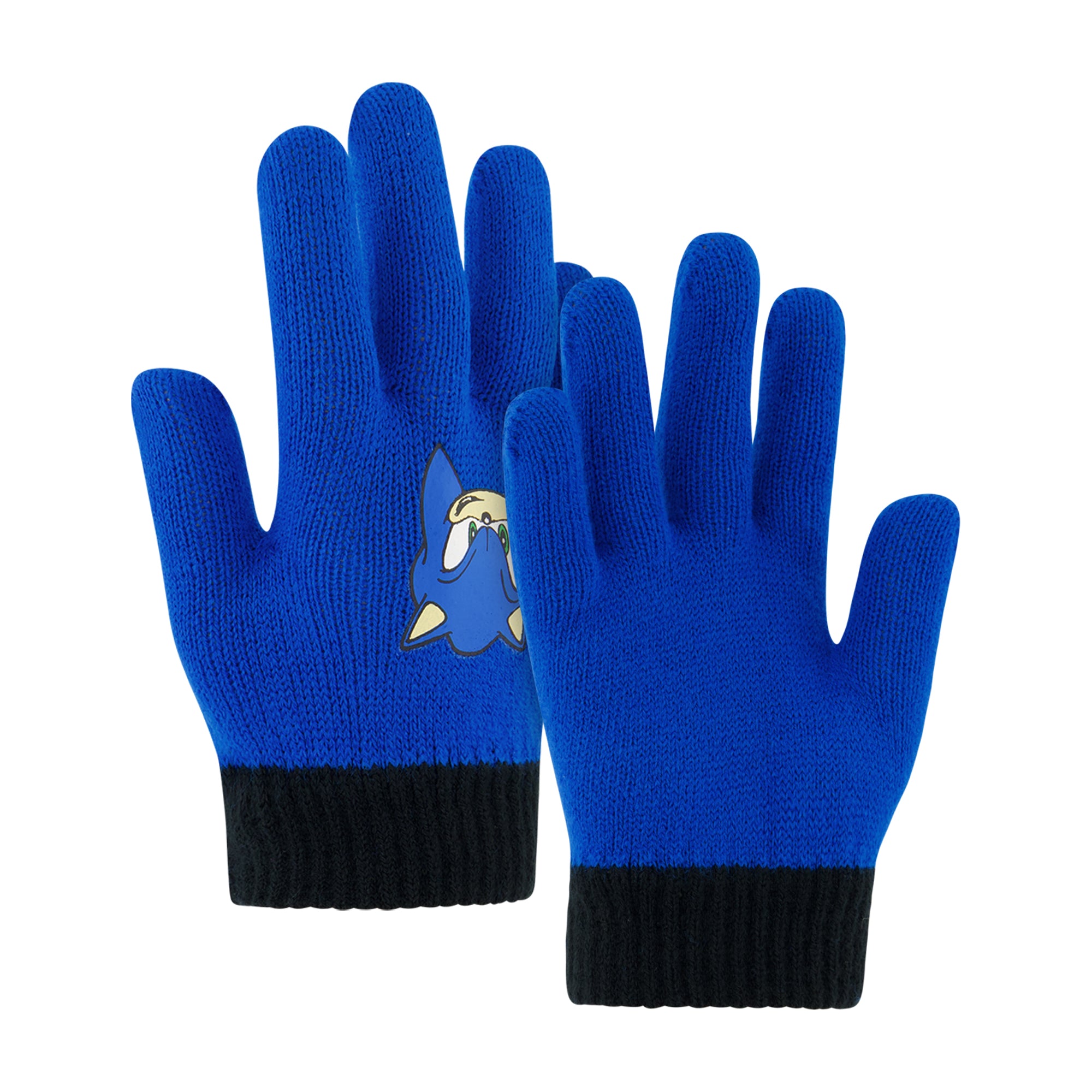 Sonic the Hedgehog Kids’ Winter Hat and Gloves Set - Blue