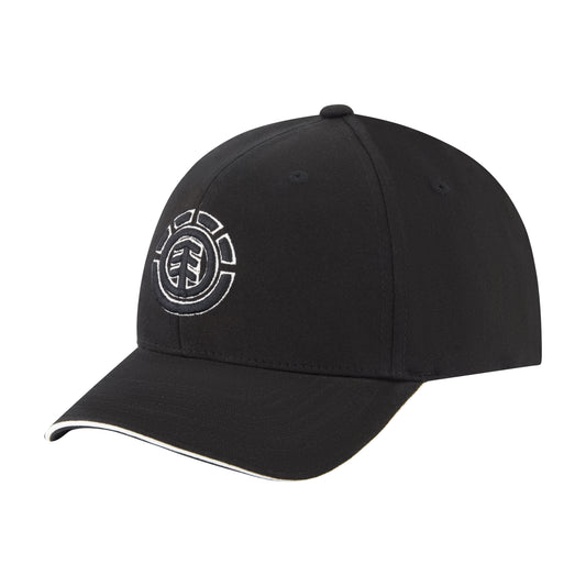 Element Stretch Fit 6-Panel Cap with Curved Visor