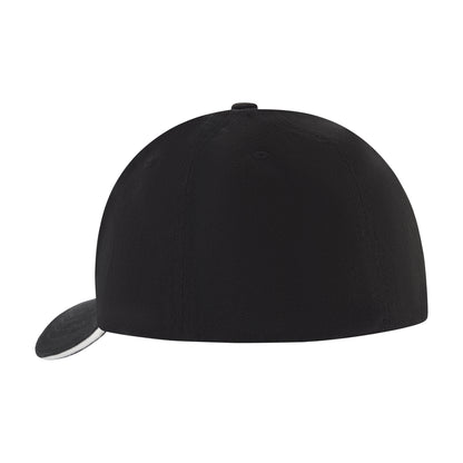 Element Stretch Fit 6-Panel Cap with Curved Visor