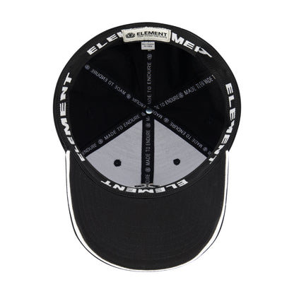 Element Stretch Fit 6-Panel Cap with Curved Visor