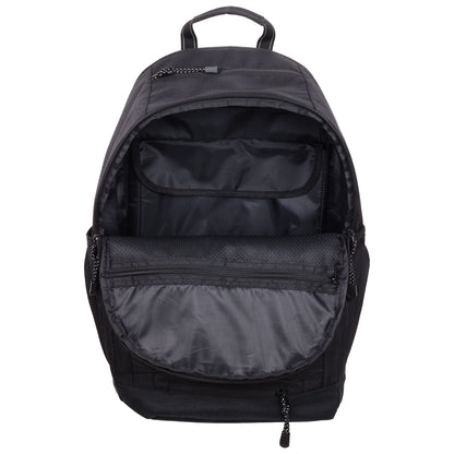 Element Ripstop Backpack- Durable Outdoor and School Bag with Skate Straps and Multiple Compartments, Black