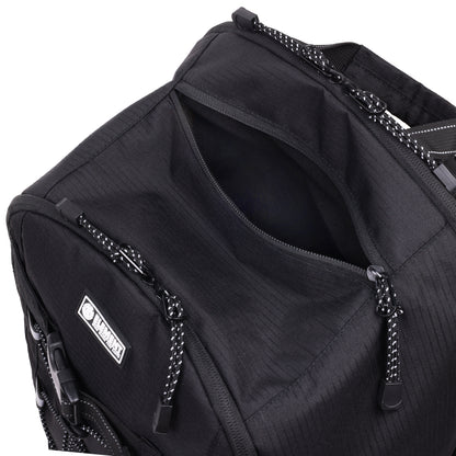 Element Ripstop Backpack- Durable Outdoor and School Bag with Skate Straps and Multiple Compartments, Black