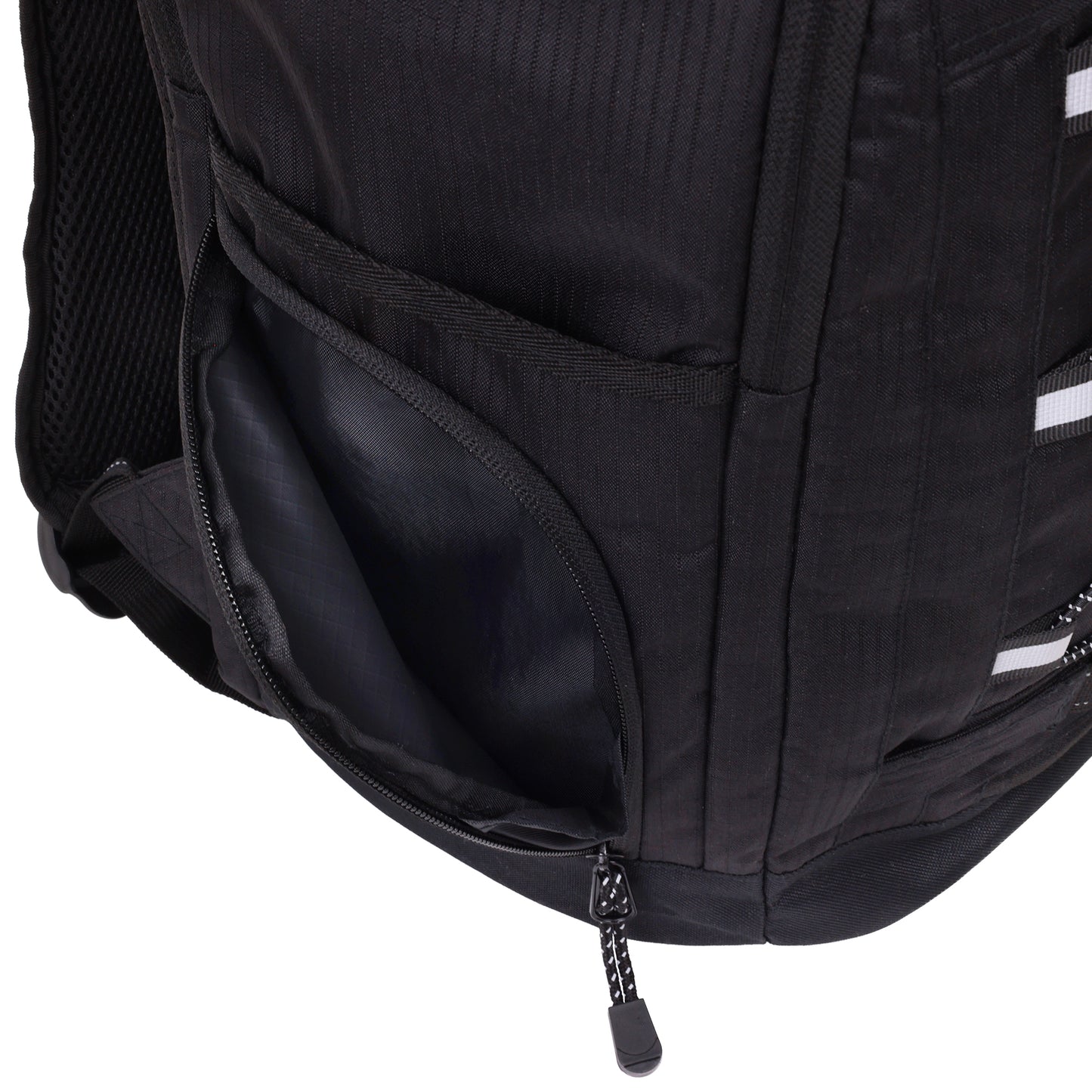 Element Ripstop Backpack- Durable Outdoor and School Bag with Skate Straps and Multiple Compartments, Black