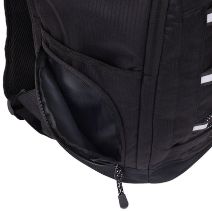 Element Ripstop Backpack- Durable Outdoor and School Bag with Skate Straps and Multiple Compartments, Black