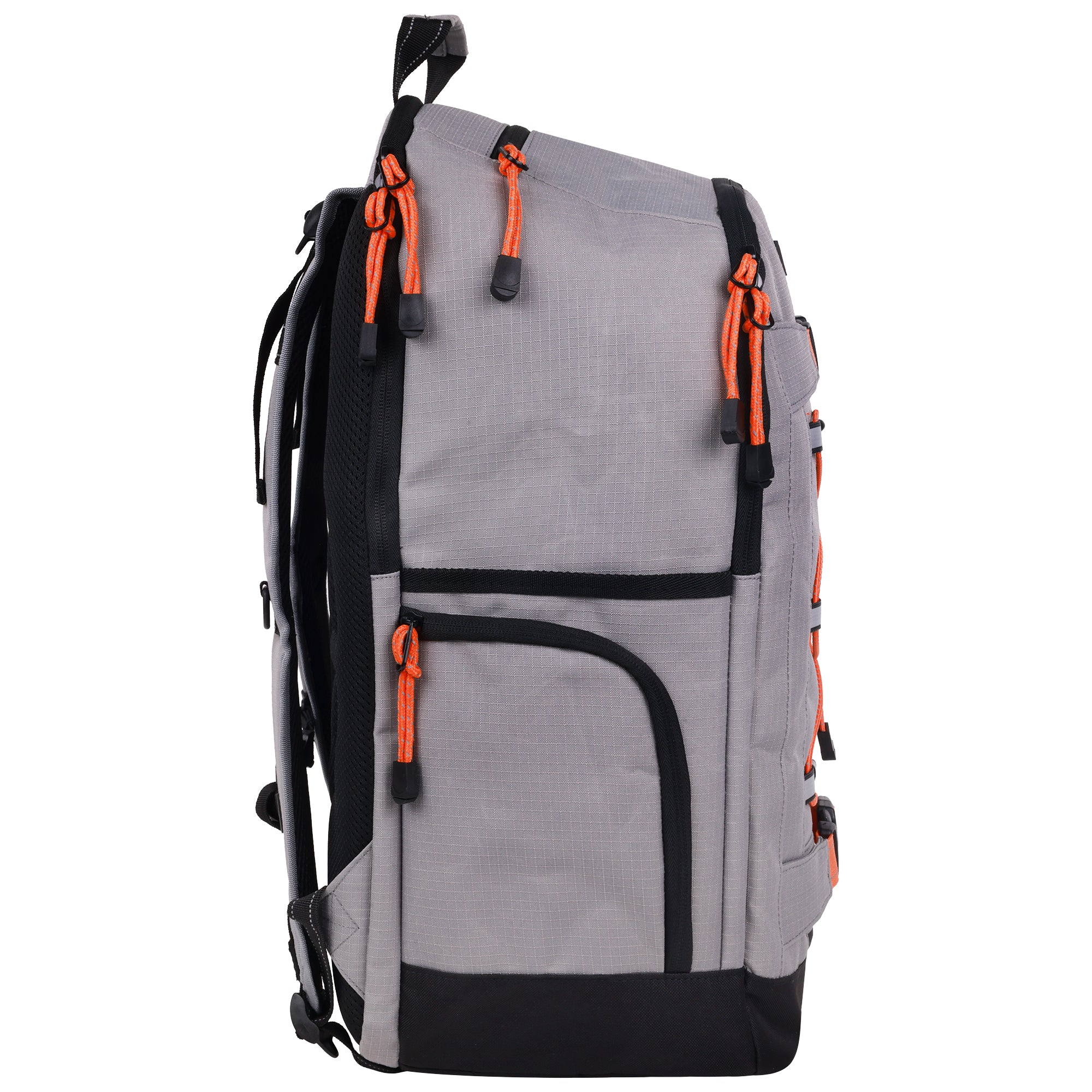 Element Ripstop Backpack- Durable Outdoor and School Bag with Skate Straps and Multiple Compartments, Grey