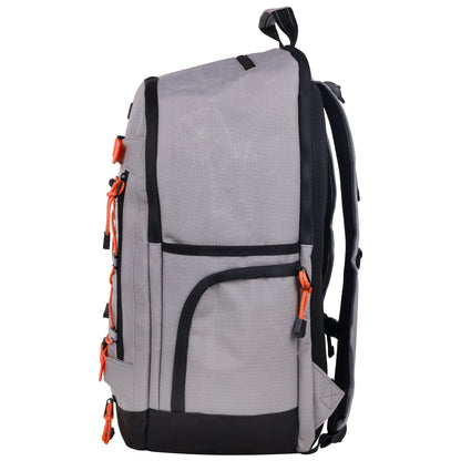 Element Ripstop Backpack- Durable Outdoor and School Bag with Skate Straps and Multiple Compartments, Grey