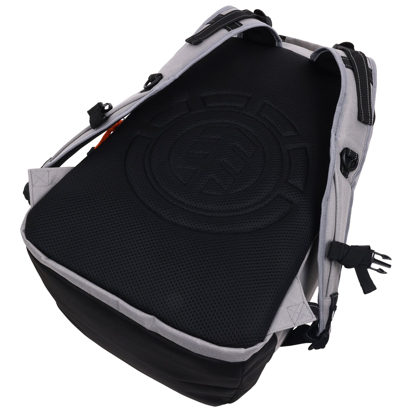 Element Ripstop Backpack- Durable Outdoor and School Bag with Skate Straps and Multiple Compartments, Grey