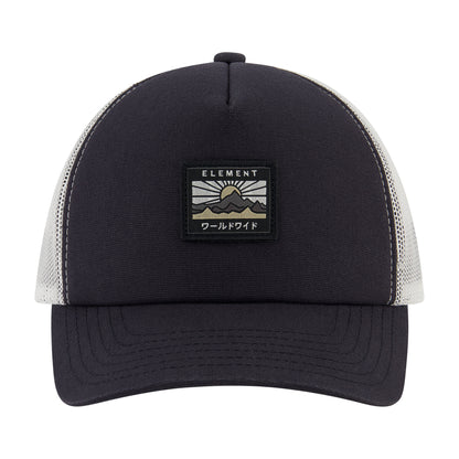 Element Logo Trucker Hat with Mesh Back and Snapback Closure