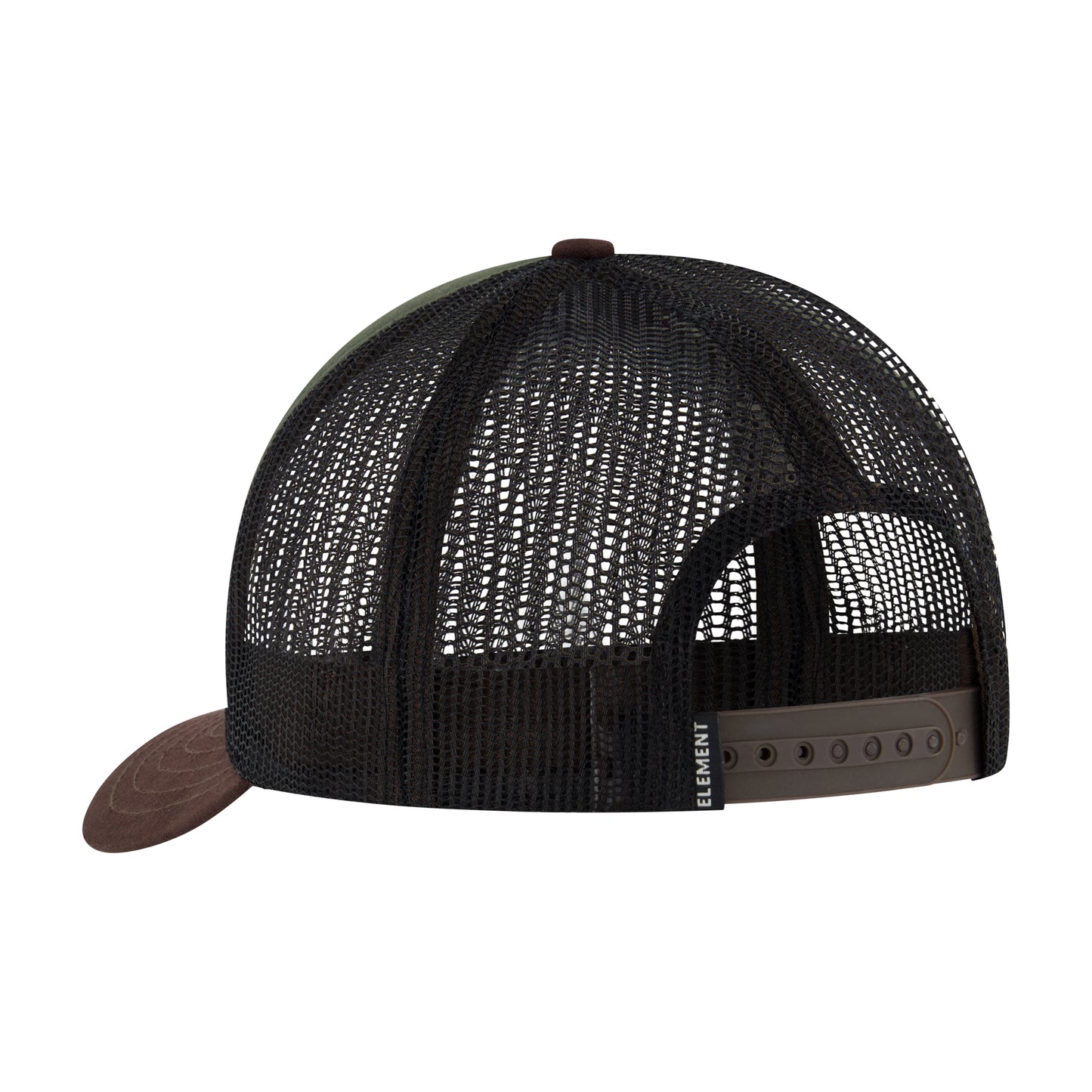 Element Logo Trucker Hat with Mesh Back and Snapback Closure