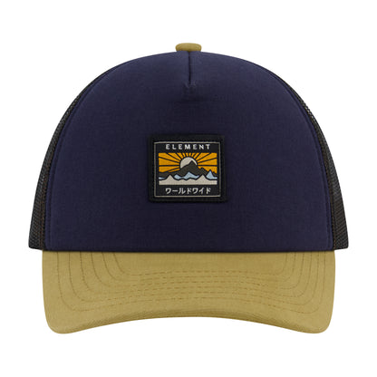 Element Logo Trucker Hat with Mesh Back and Snapback Closure