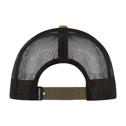 Element Logo Trucker Hat with Mesh Back and Snapback Closure