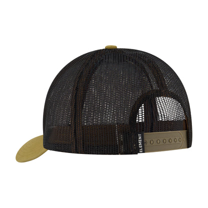 Element Logo Trucker Hat with Mesh Back and Snapback Closure