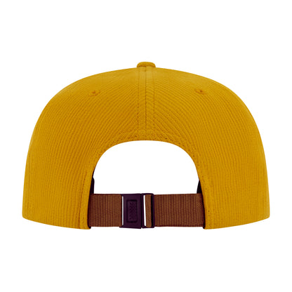 Element Low Profile Flat Brim Cap in Ribbed Cotton