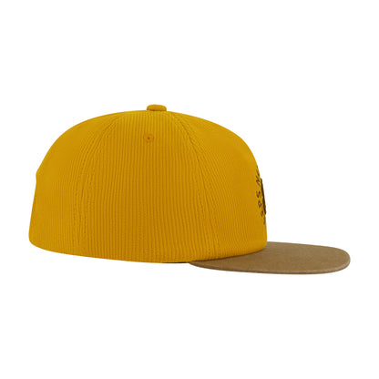 Element Low Profile Flat Brim Cap in Ribbed Cotton