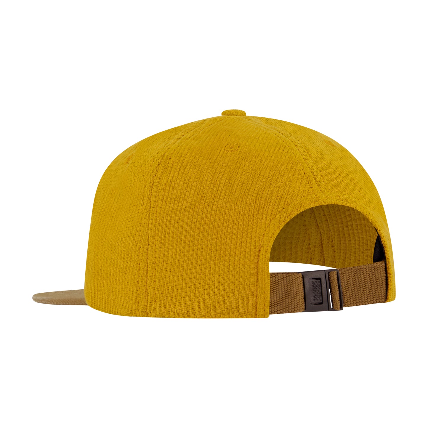 Element Low Profile Flat Brim Cap in Ribbed Cotton