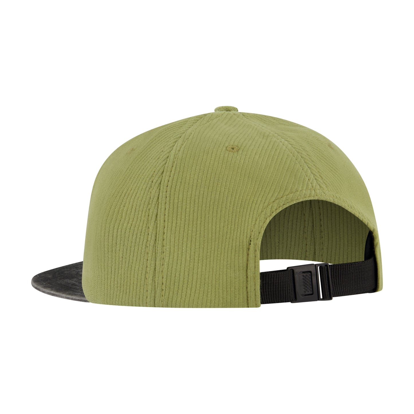 Element Low Profile Flat Brim Cap in Ribbed Cotton