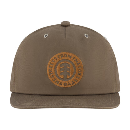 Element Low Profile Flat Brim Cap in Pigment-Dyed Cotton