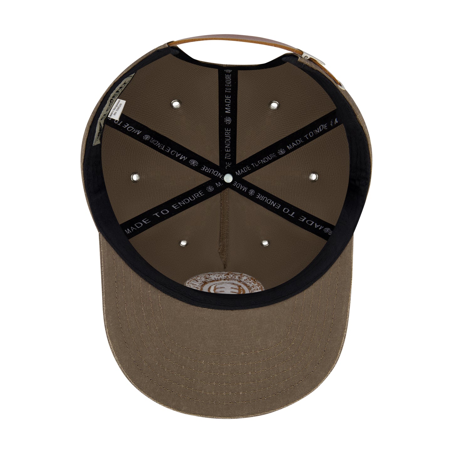 Element Low Profile Flat Brim Cap in Pigment-Dyed Cotton