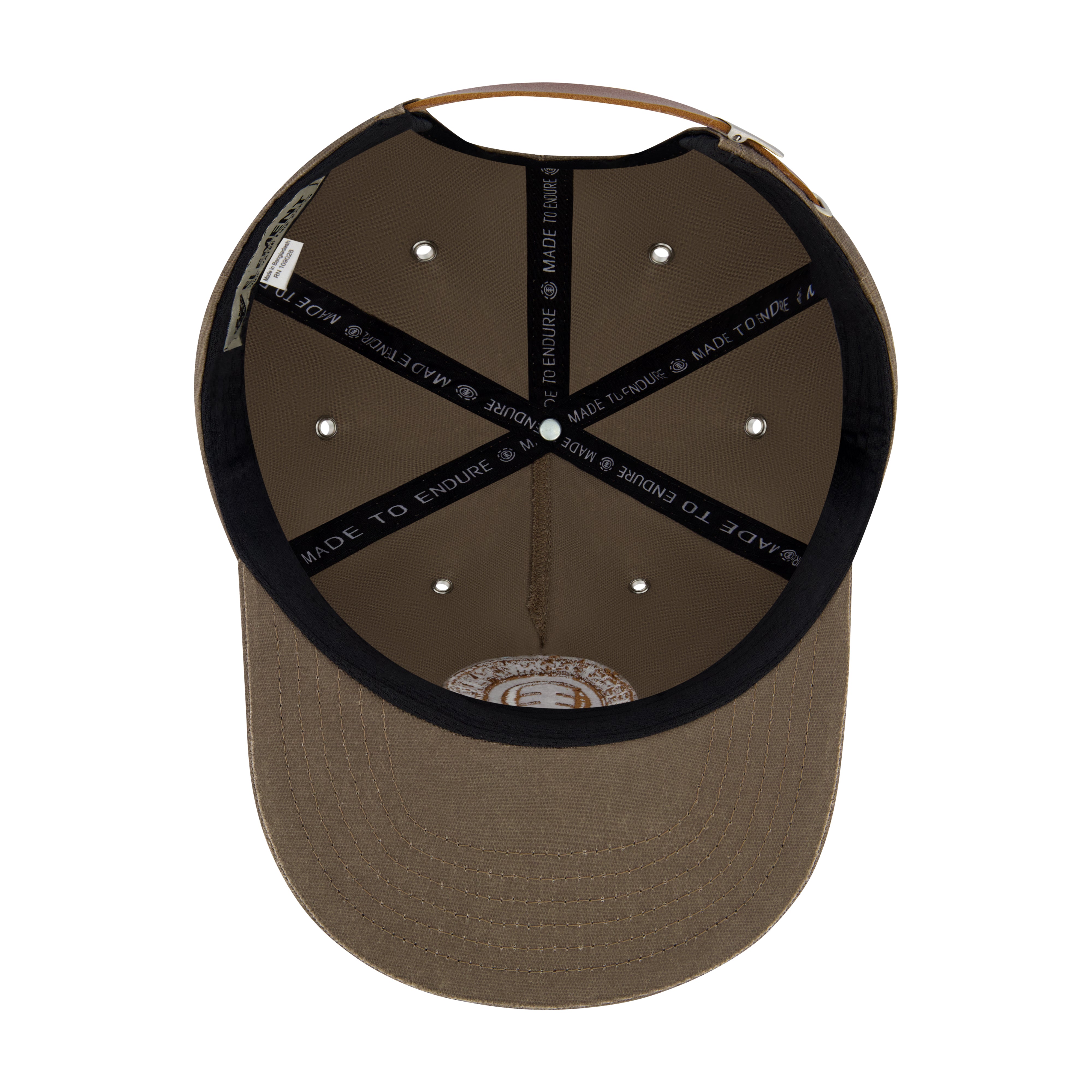 Element Low Profile Flat Brim Cap in Pigment-Dyed Cotton