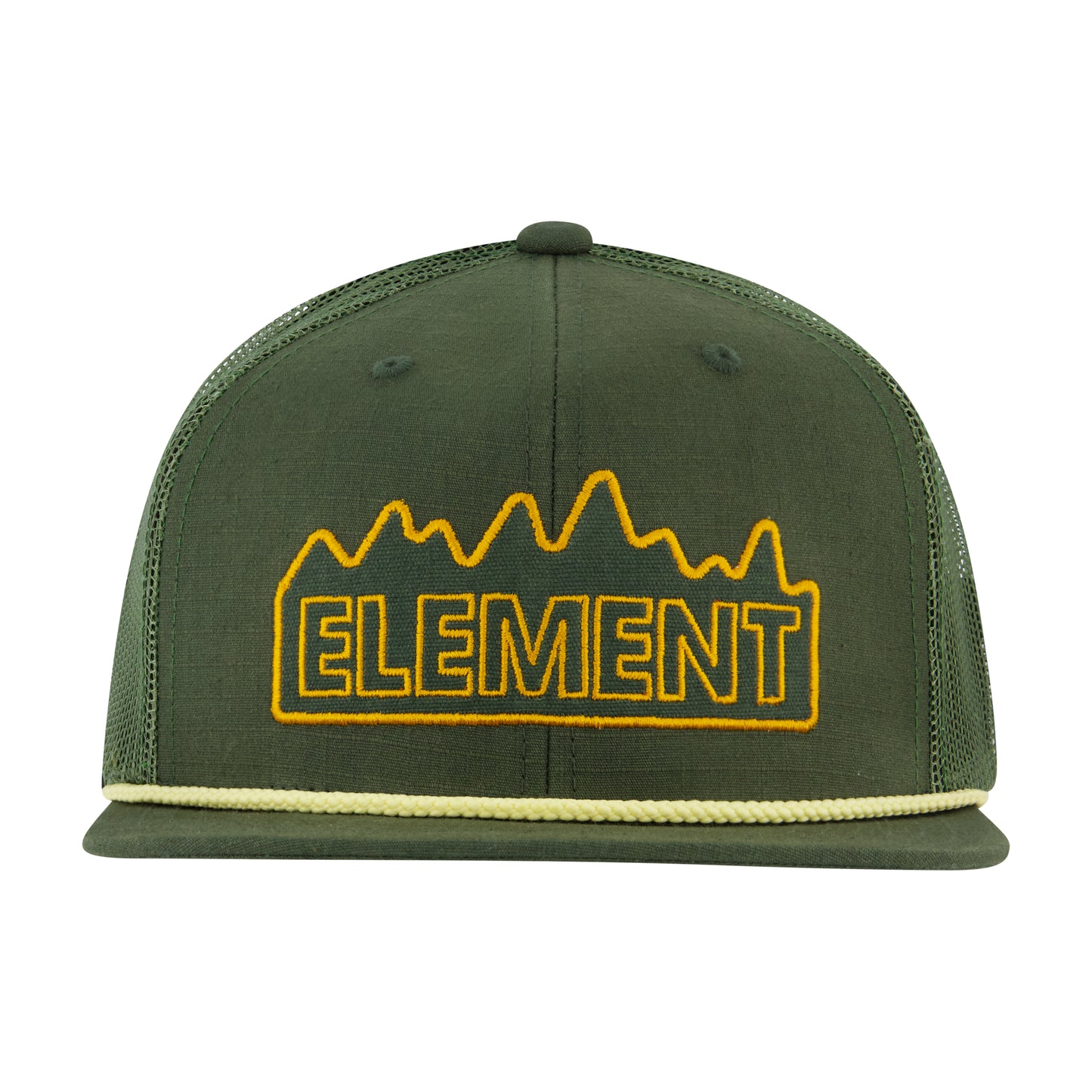 Element Cotton Ripstop Trucker Cap with Textured Embroidered Logo