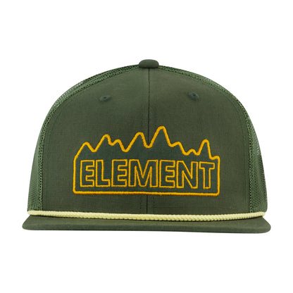 Element Cotton Ripstop Trucker Cap with Textured Embroidered Logo