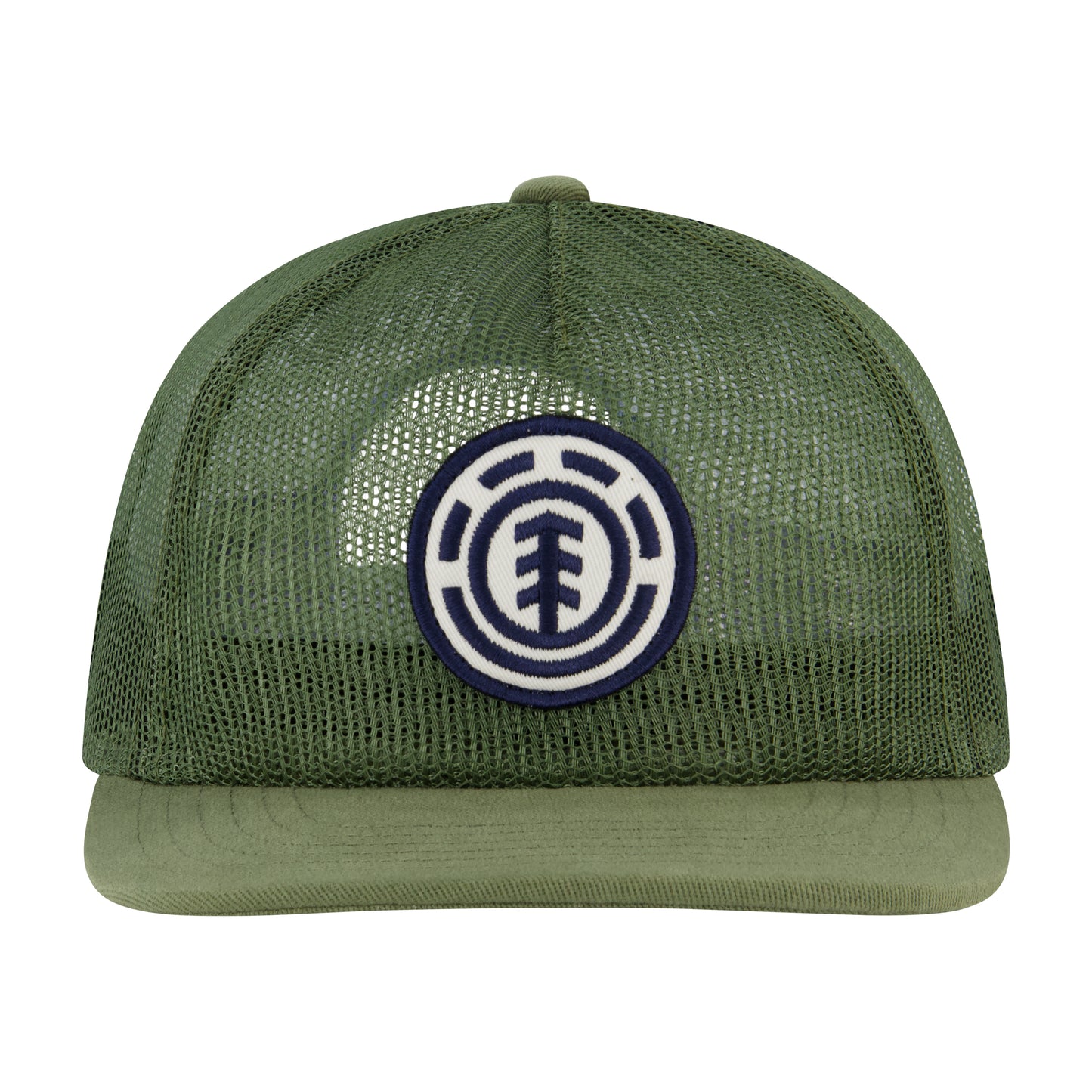 Element Low Profile Mesh Crown Cap with Embroidered Patch Logo