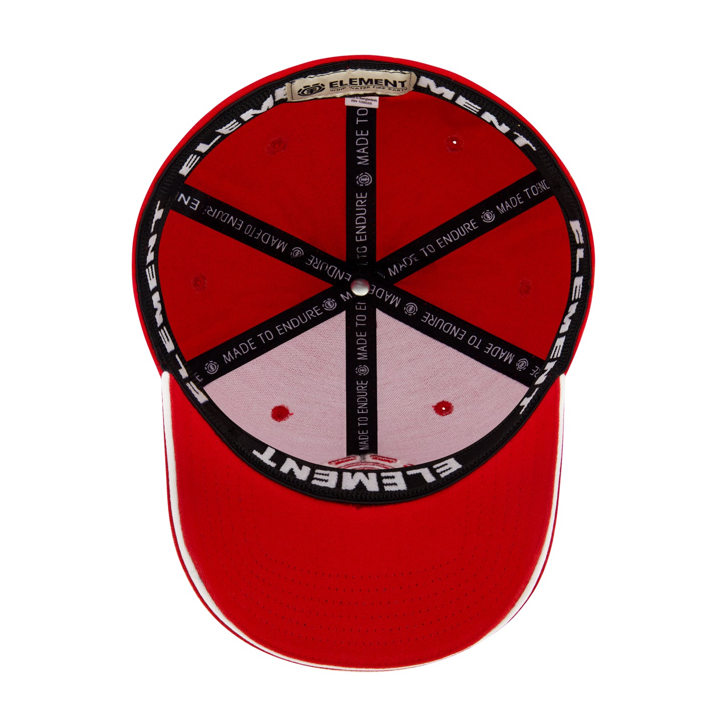 Element Stretch Fit 6-Panel Cap with Curved Visor