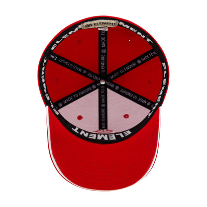 Element Stretch Fit 6-Panel Cap with Curved Visor