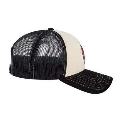 Element Constructed Contrast Stitch Cotton Twill Trucker Cap