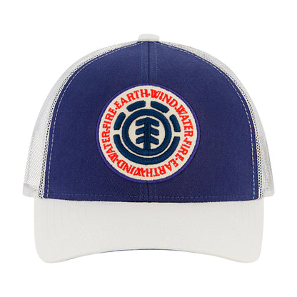 Element Constructed Contrast Stitch Cotton Twill Trucker Cap
