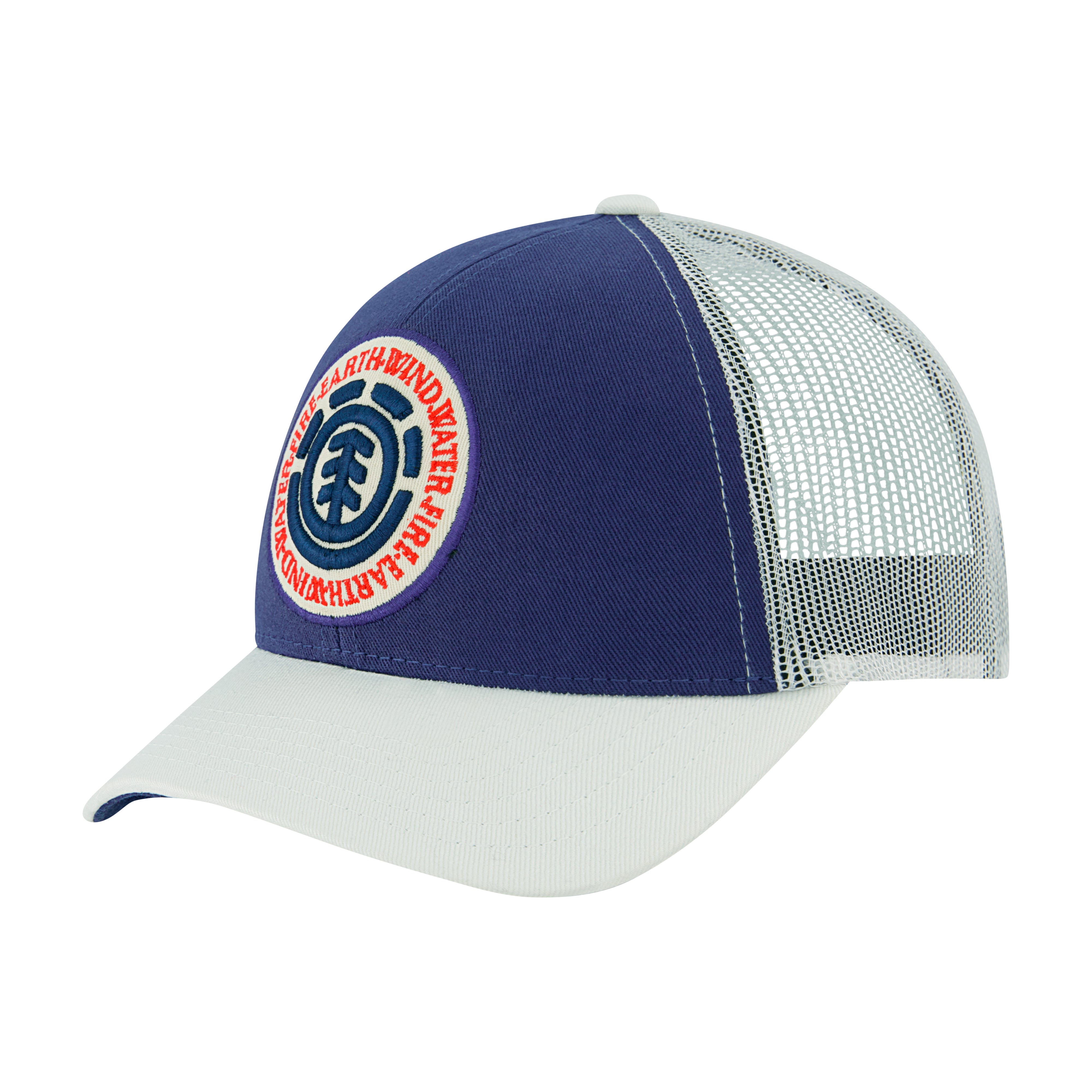 Element Constructed Contrast Stitch Cotton Twill Trucker Cap