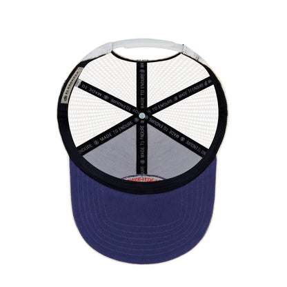 Element Constructed Contrast Stitch Cotton Twill Trucker Cap