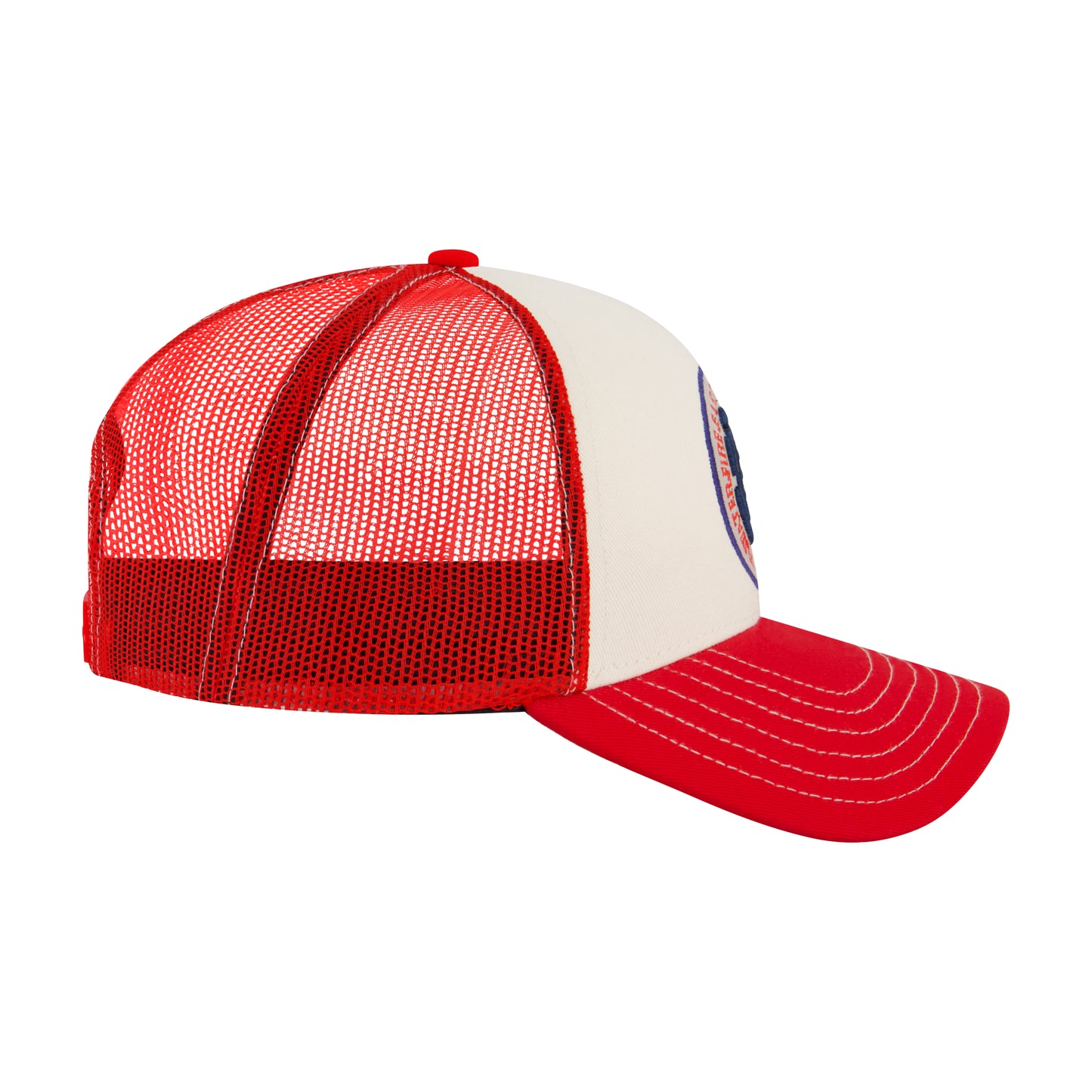 Element Constructed Contrast Stitch Cotton Twill Trucker Cap