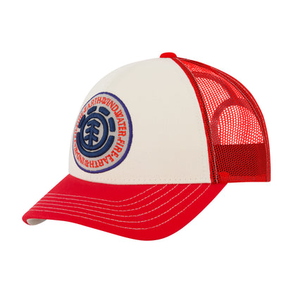 Element Constructed Contrast Stitch Cotton Twill Trucker Cap