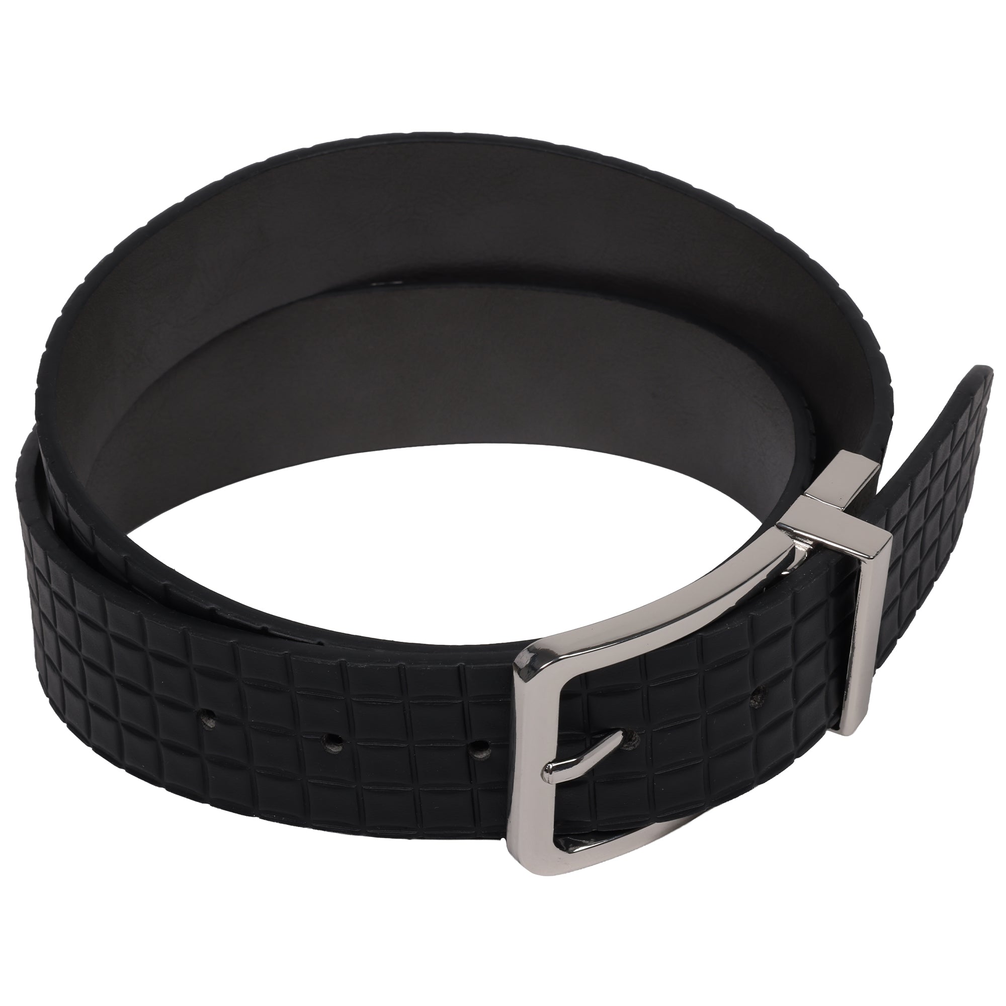 Element Textured PU Reversible Belt with Polished Buckle – Black/Grey XL