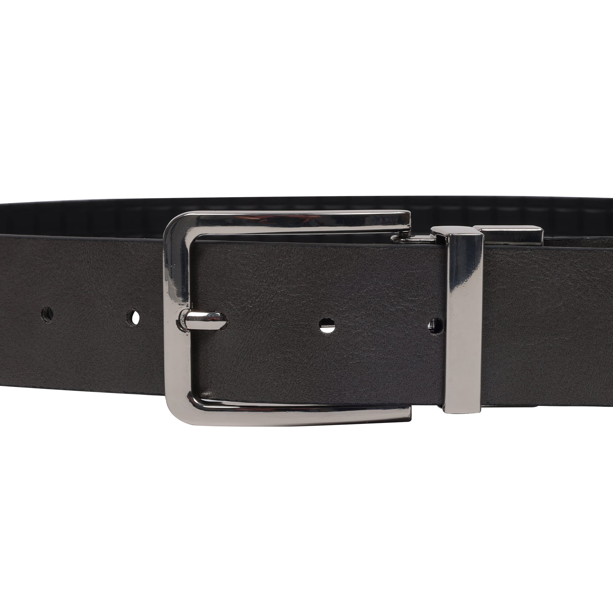 Element Textured PU Reversible Belt with Polished Buckle – Black/Grey XL
