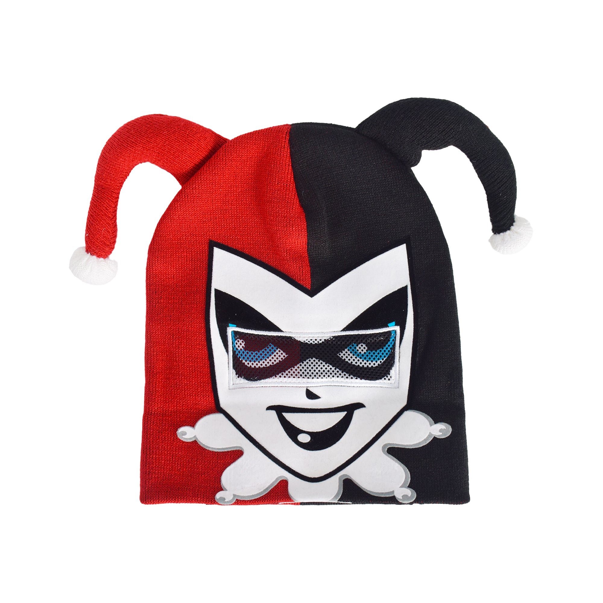 DC Comics Roll Down Cuff Beanie Hat, One Size