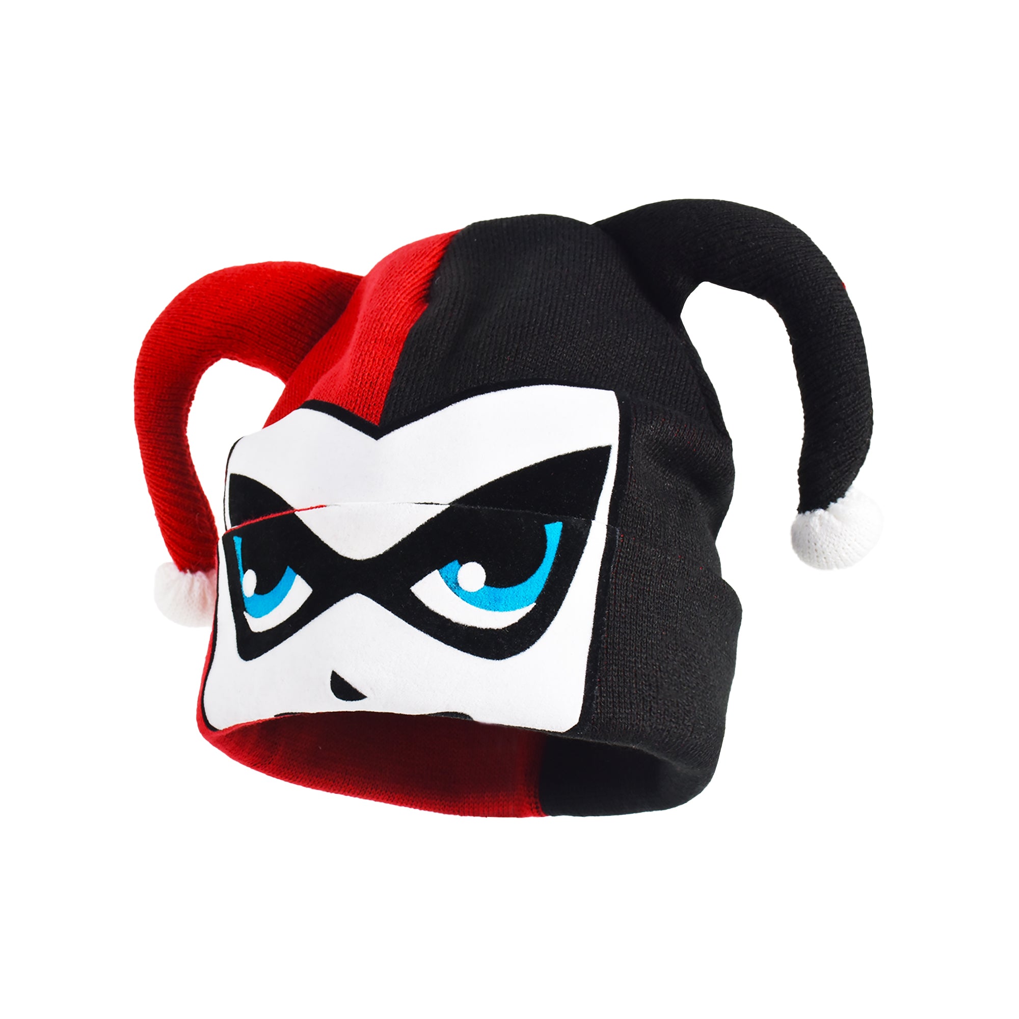 DC Comics Roll Down Cuff Beanie Hat, One Size