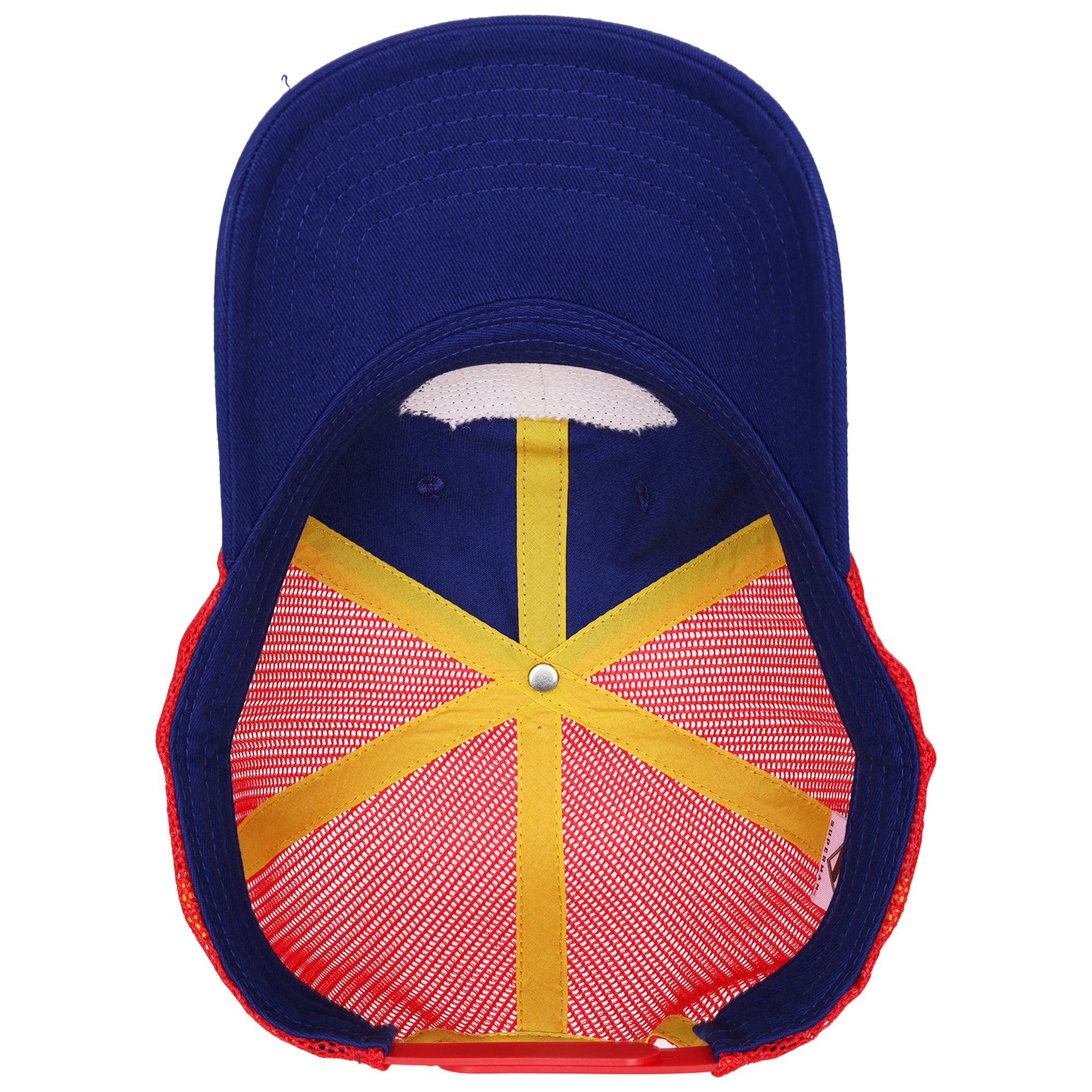 Concept One Unisex-Adult DC Comics Superman Logo Trucker Hat, Adult Adjustable Snapback Baseball Cap with Curved Brim for Men and Women