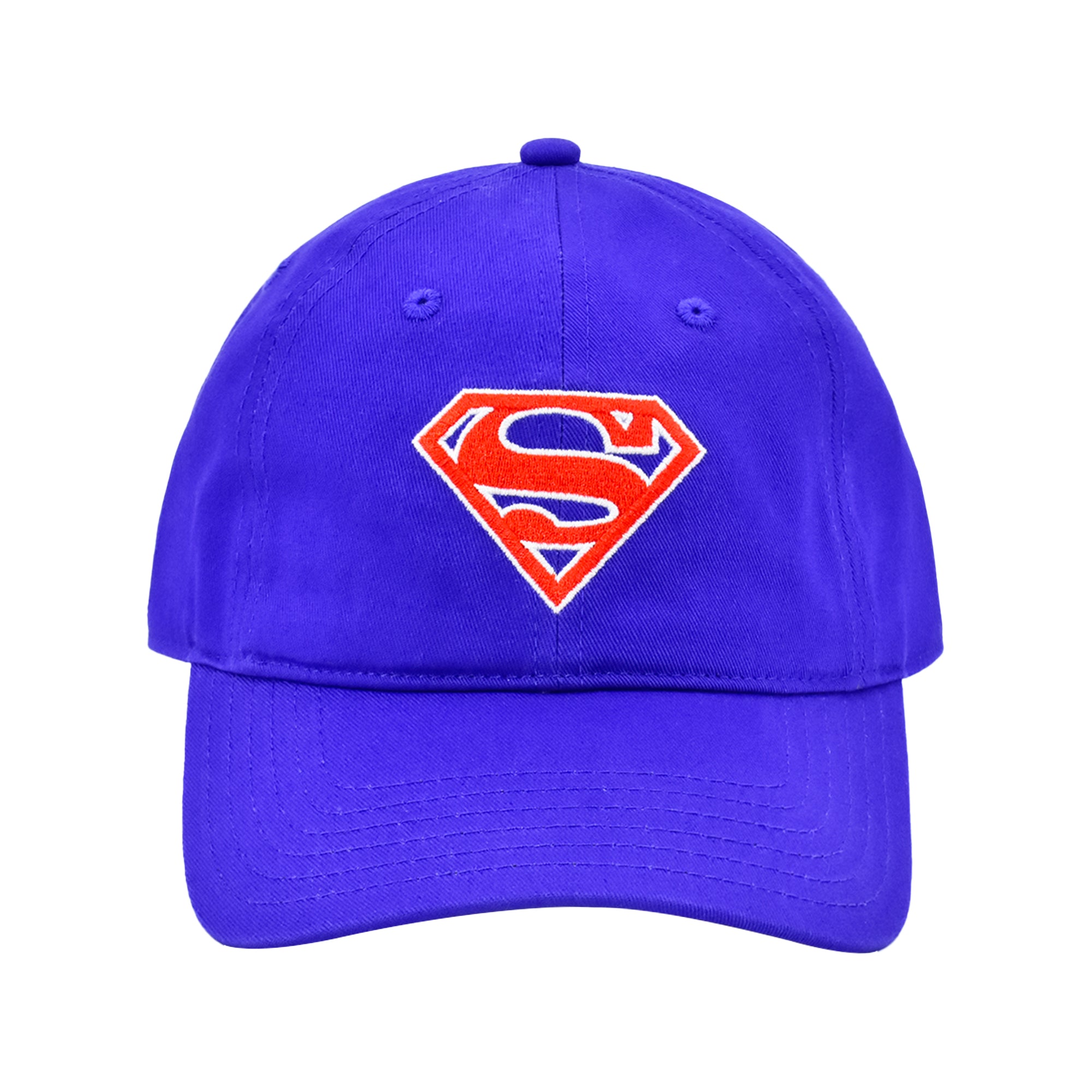 Superman Classic Logo Dad Cap – DC Comics Adjustable Baseball Hat