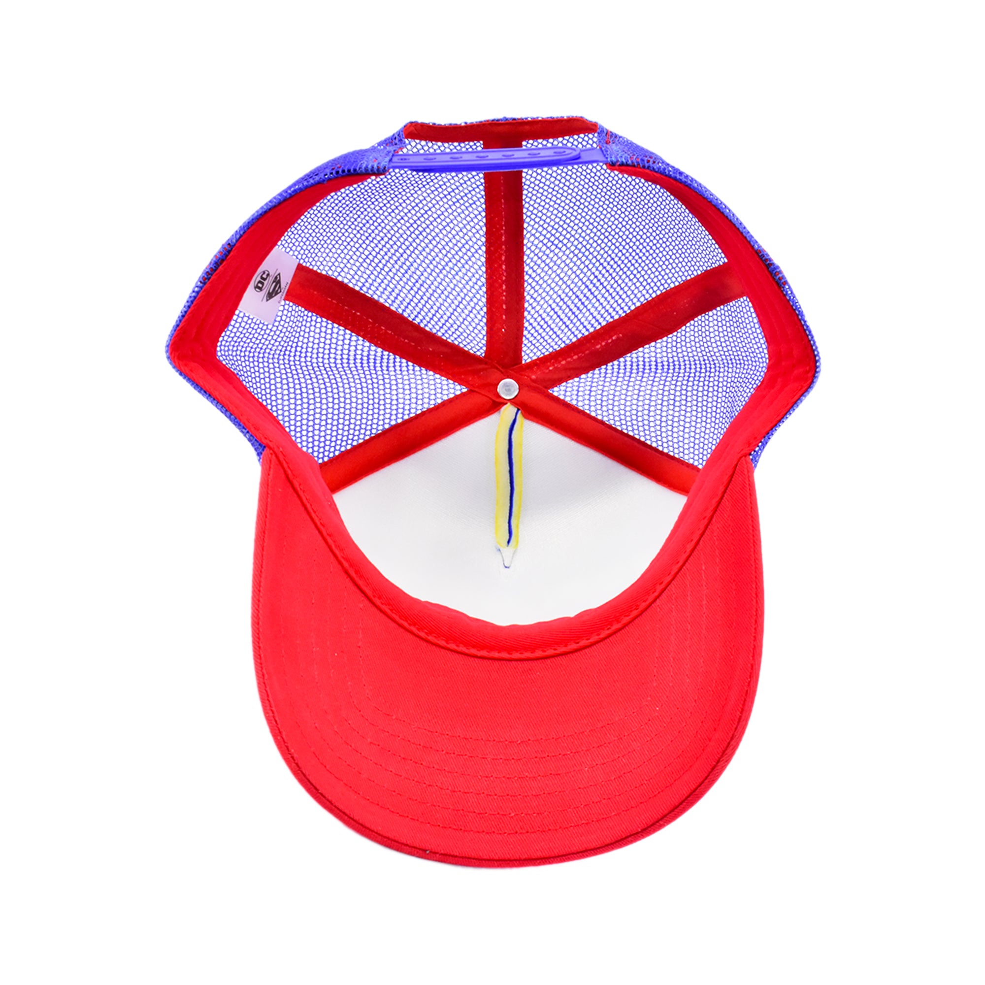 DC Comics Superman Classic Logo Trucker Hat – Adjustable Mesh Back Cap