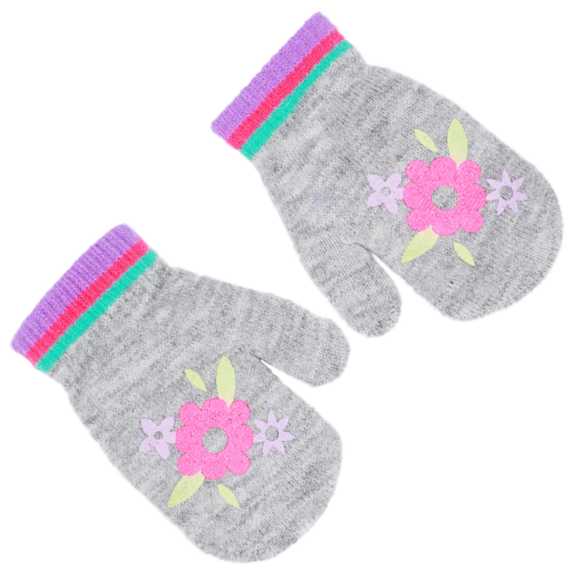 Disney Encanto Toddler Girls’ Winter Hat & Mittens Set – “Magic Awaits You” Pom Beanie