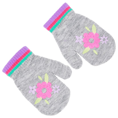 Disney Encanto Toddler Girls’ Winter Hat & Mittens Set – “Magic Awaits You” Pom Beanie