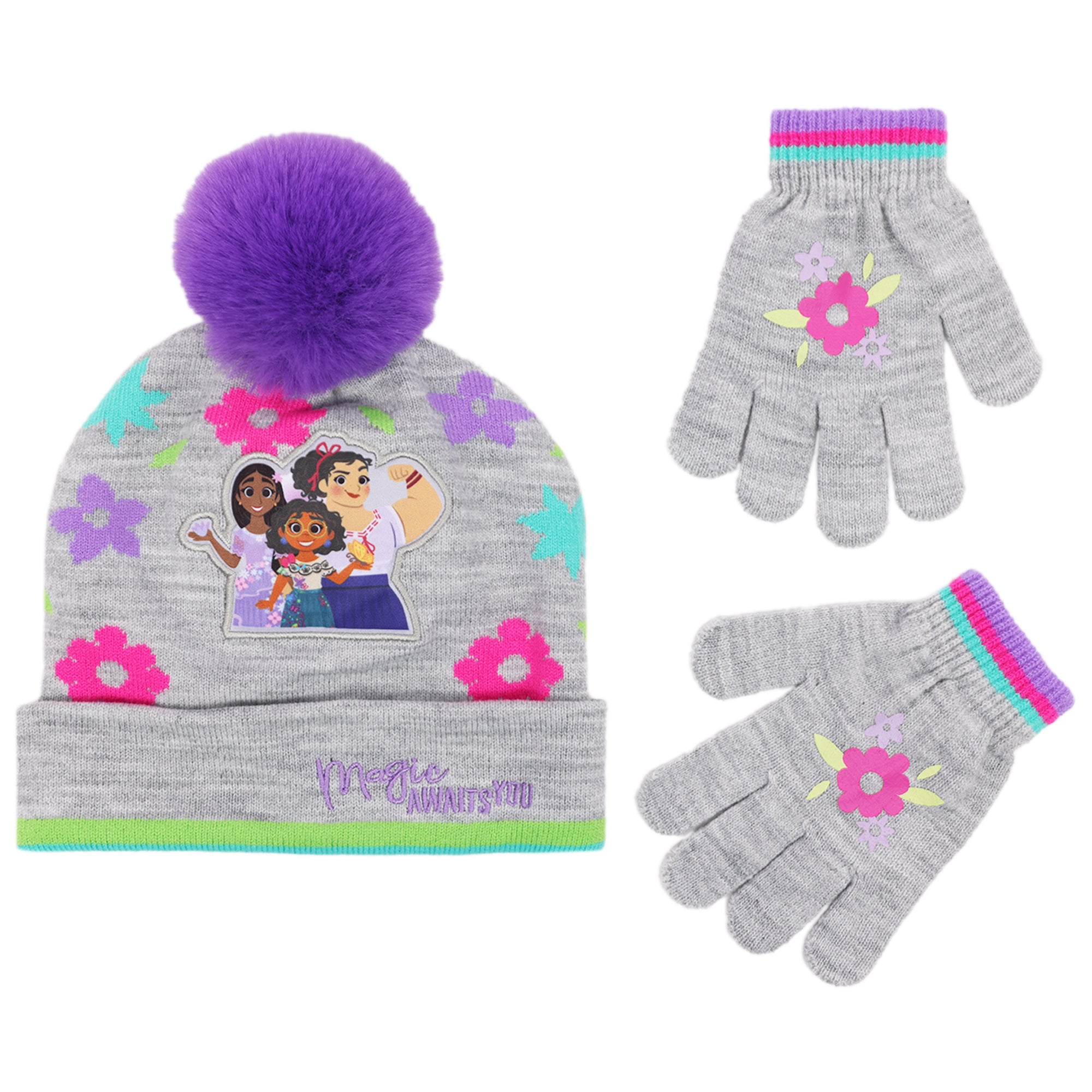 Disney Encanto Hat and Kids Gloves Set
