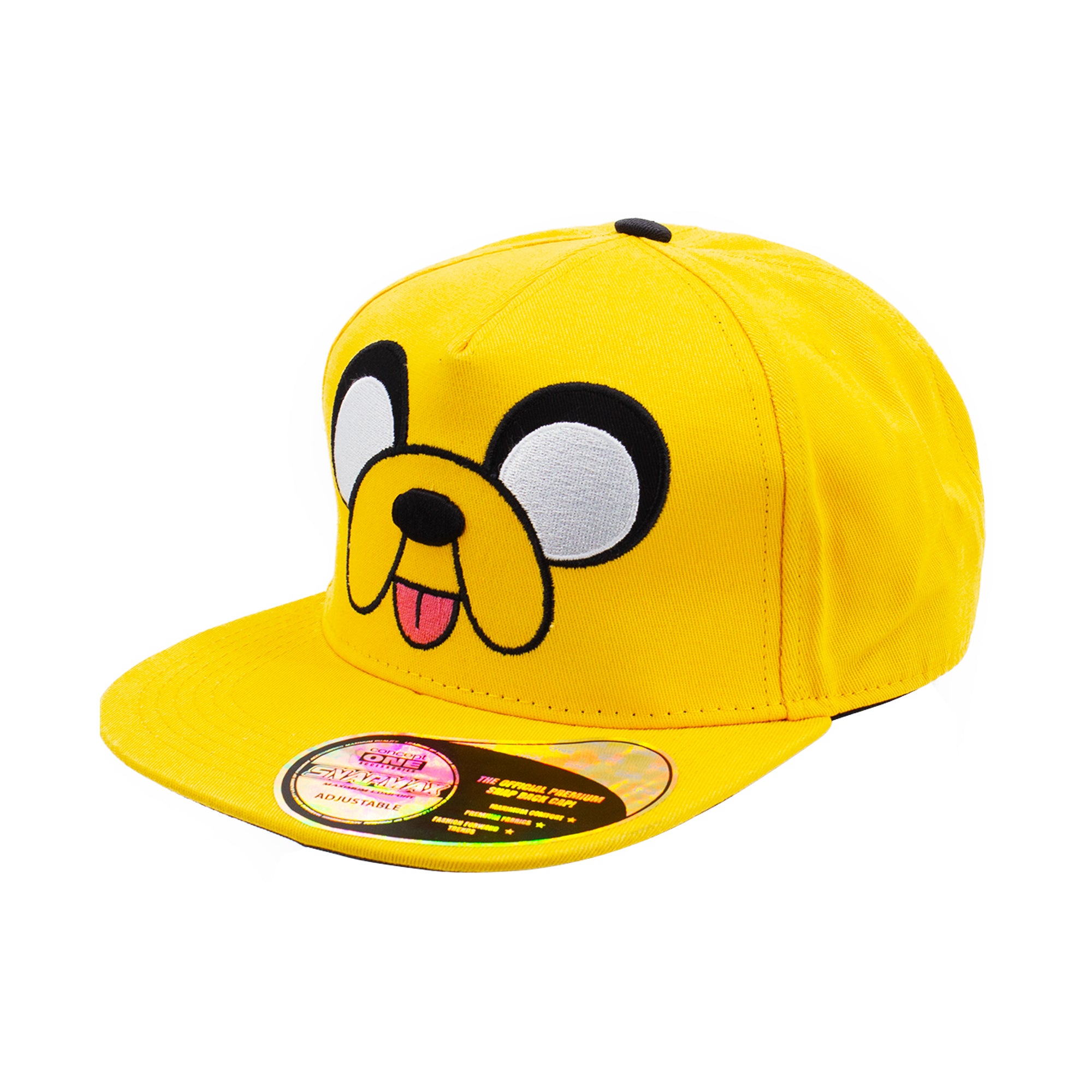 Adventure Time "Big Face Jake" Flat/3D Embroidery, Yellow