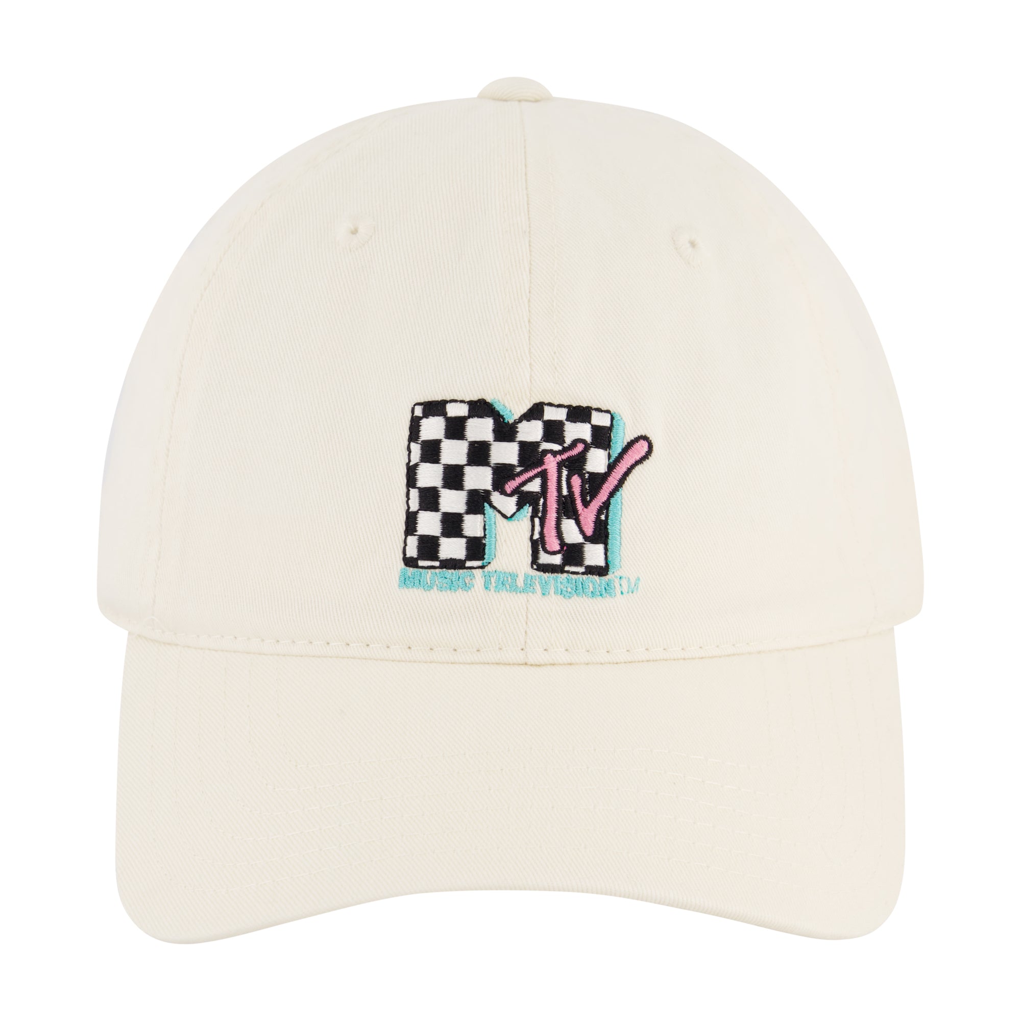 Nick Mtv Dad Cap With Embroidery Logo, Stone