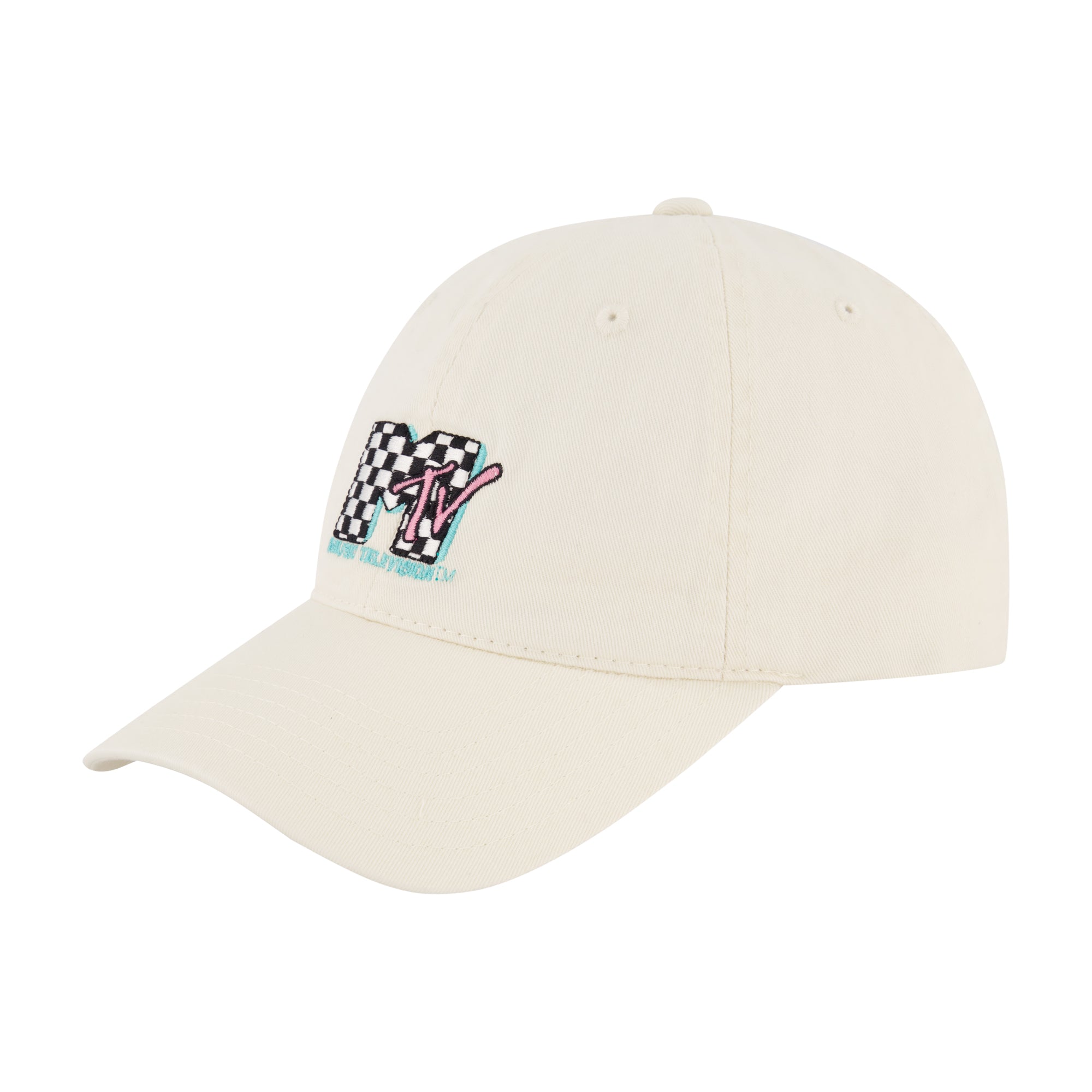 Nick Mtv Dad Cap With Embroidery Logo, Stone