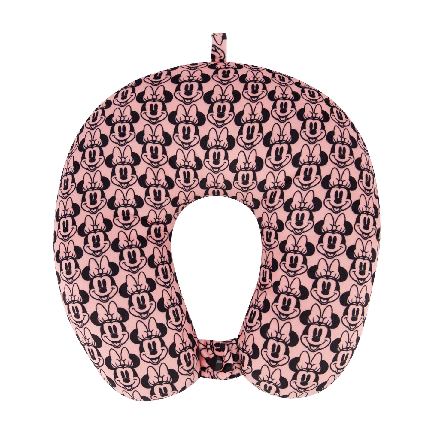 Disney Minnie Mouse Travel Neck Pillow for Airplane, Car and Office Comfortable and Breathable, Blush