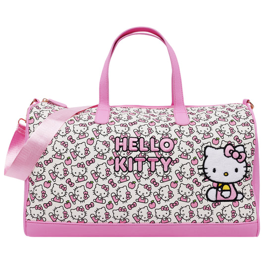 Ful Sanrio Hello Kitty Pink & White Weekender Duffel Bag